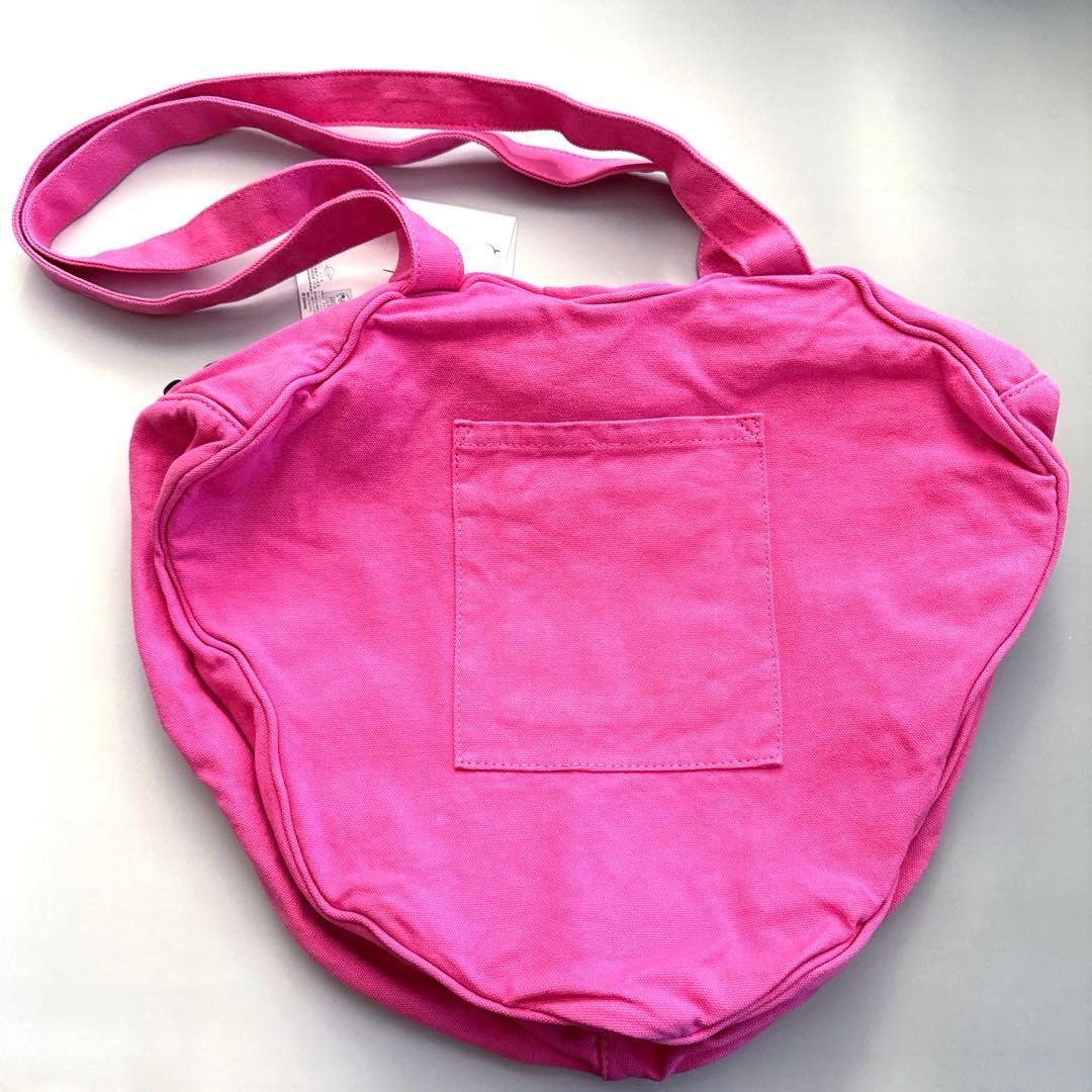 WCJ ディズニー フェイス デザイン トートバッグ ミニー チェリピンク