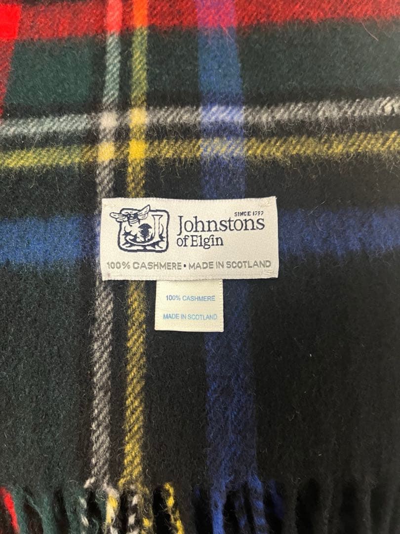 Johnstons of Elgin ジョンストンズ カシミヤ 100％大判
