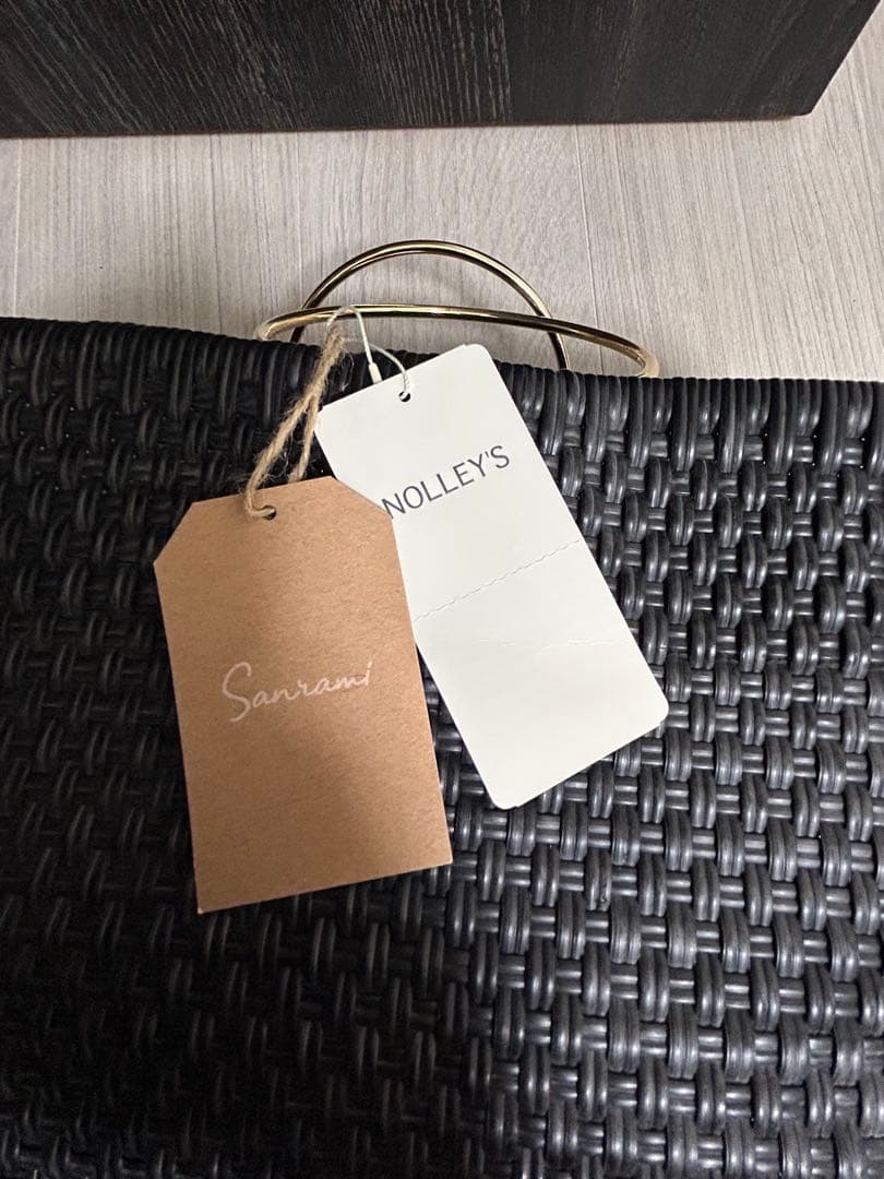 SANRAMI リングハンドルメルカドバッグ （ブラック）