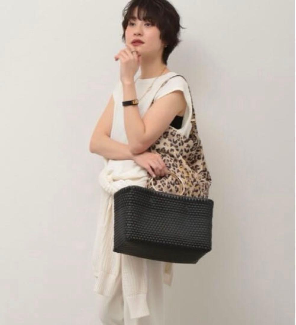 SANRAMI リングハンドルメルカドバッグ （ブラック）