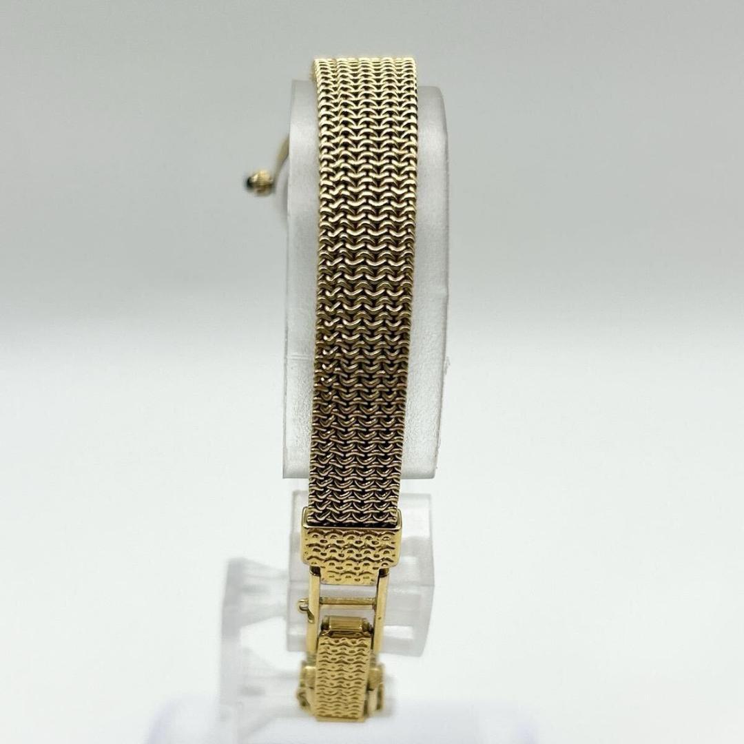 稼働品 新品電池 CITIZEN ゴールド トノー メッシュブレス レディース