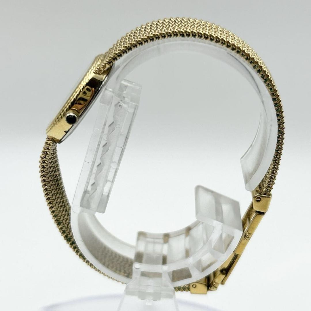 稼働品 新品電池 CITIZEN ゴールド トノー メッシュブレス レディース