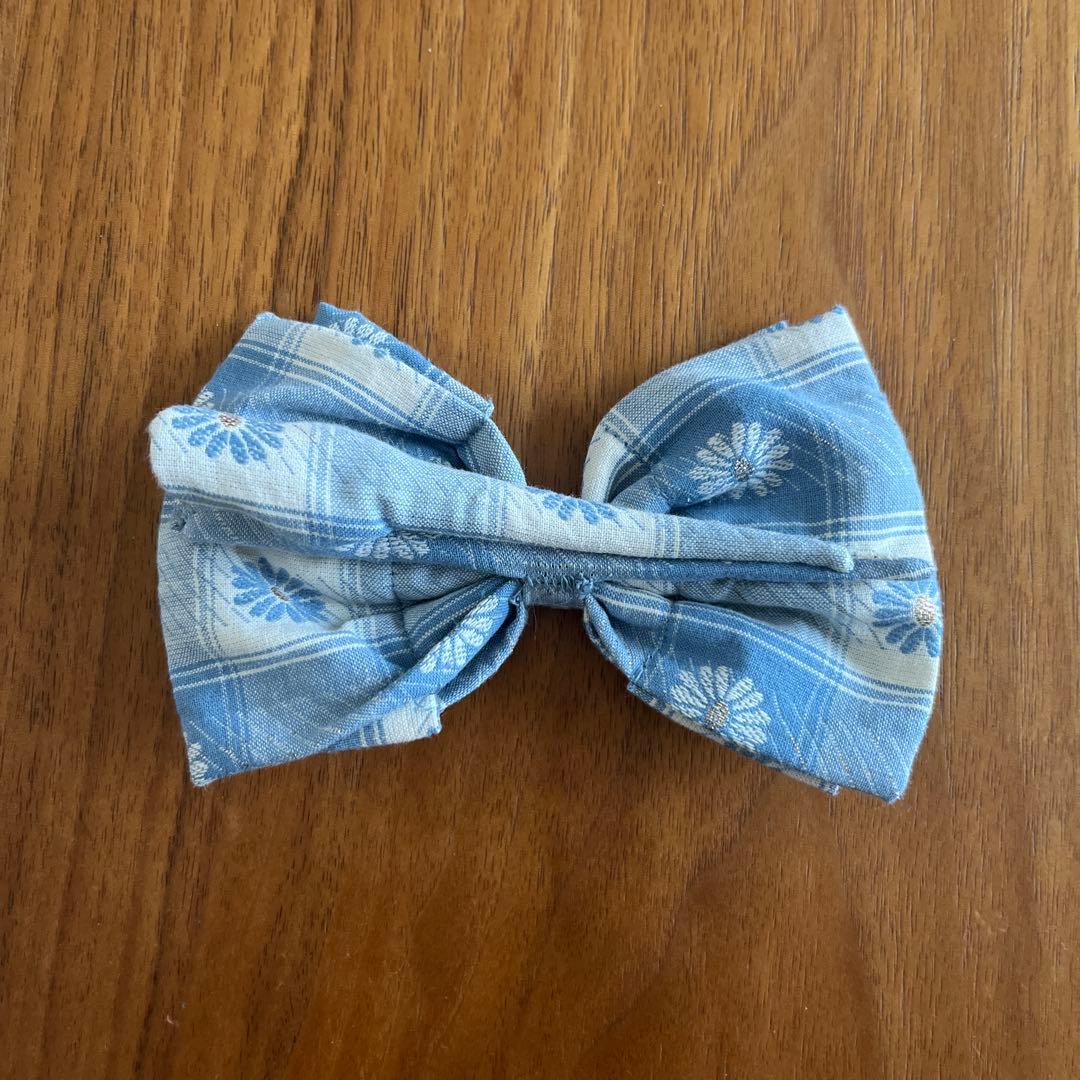 bonjour diary 刺繍花柄ワンピース　4y ヘアクリップ付き