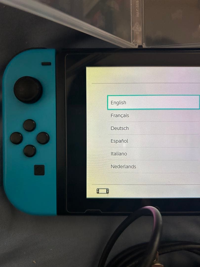 Nintendo Switch 本体 ACアダプター付き　カセット2個つき