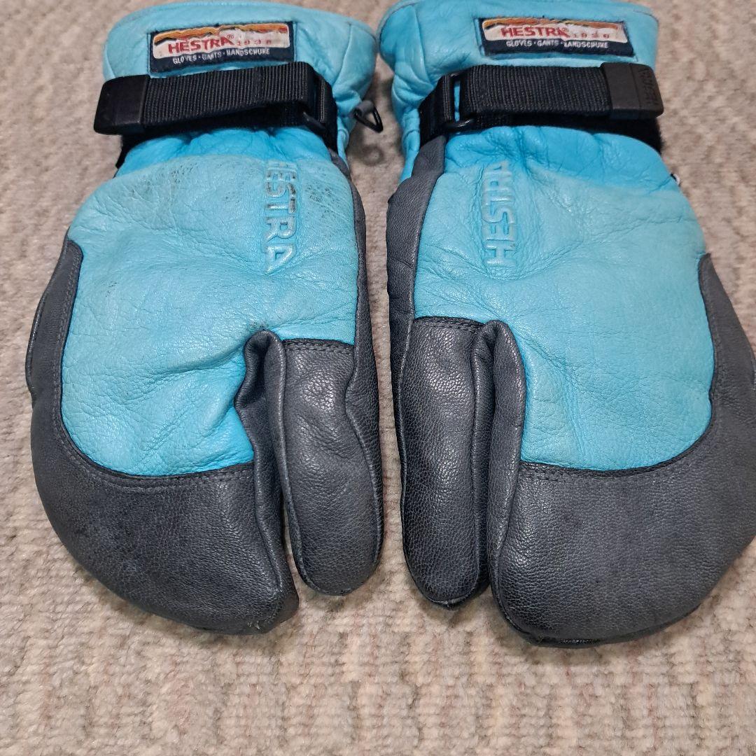 Hestra スキーグローブ サイズ8 青/グレー