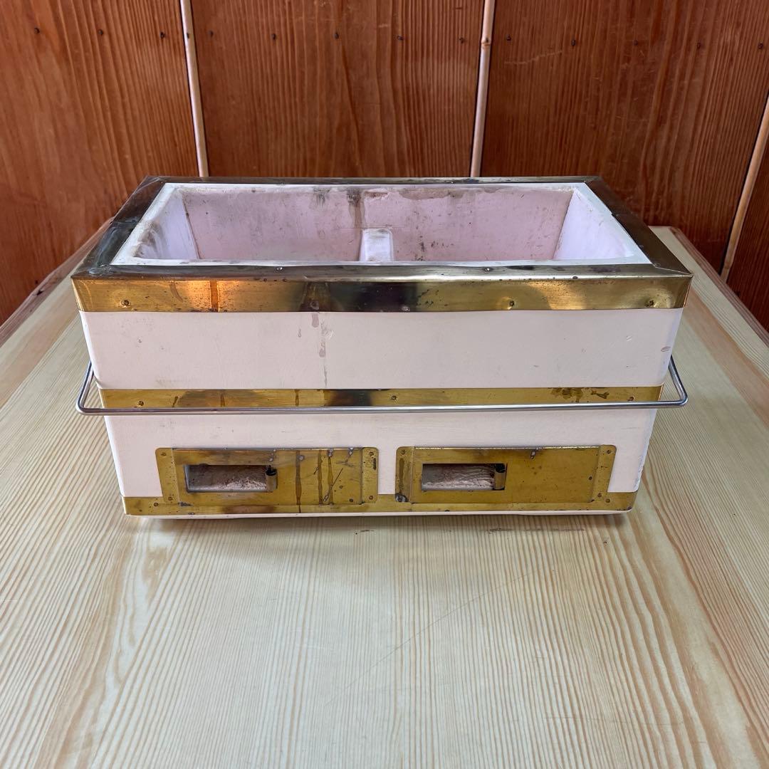 陶器長角型七輪　調理用コンロ