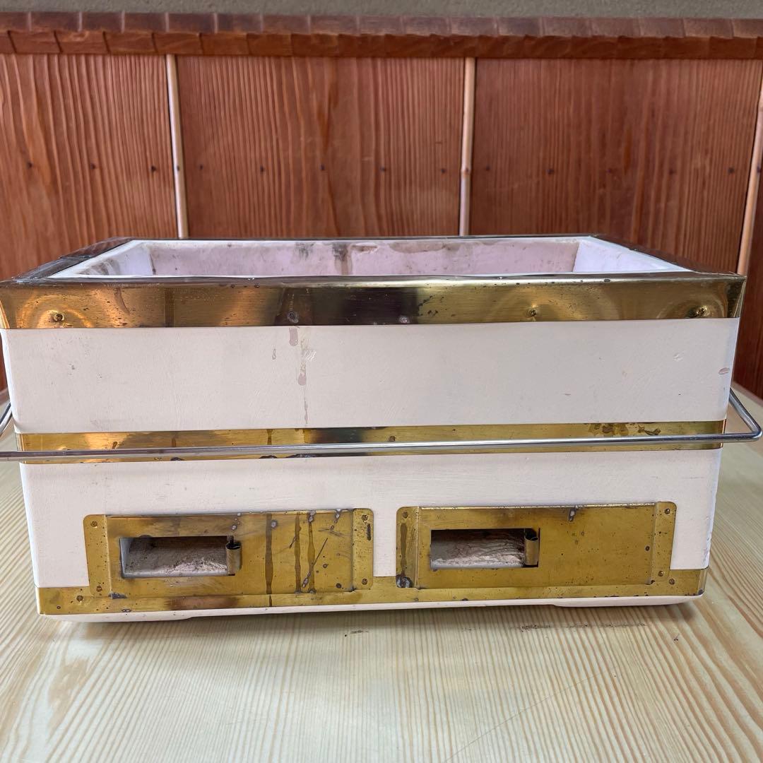 陶器長角型七輪　調理用コンロ