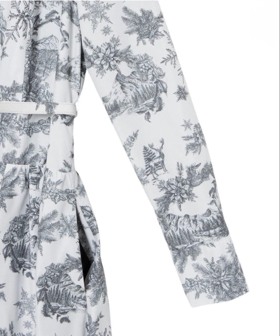 【新品・未使用タグ付き】 ANAYI ライトグレー シャツワンピース