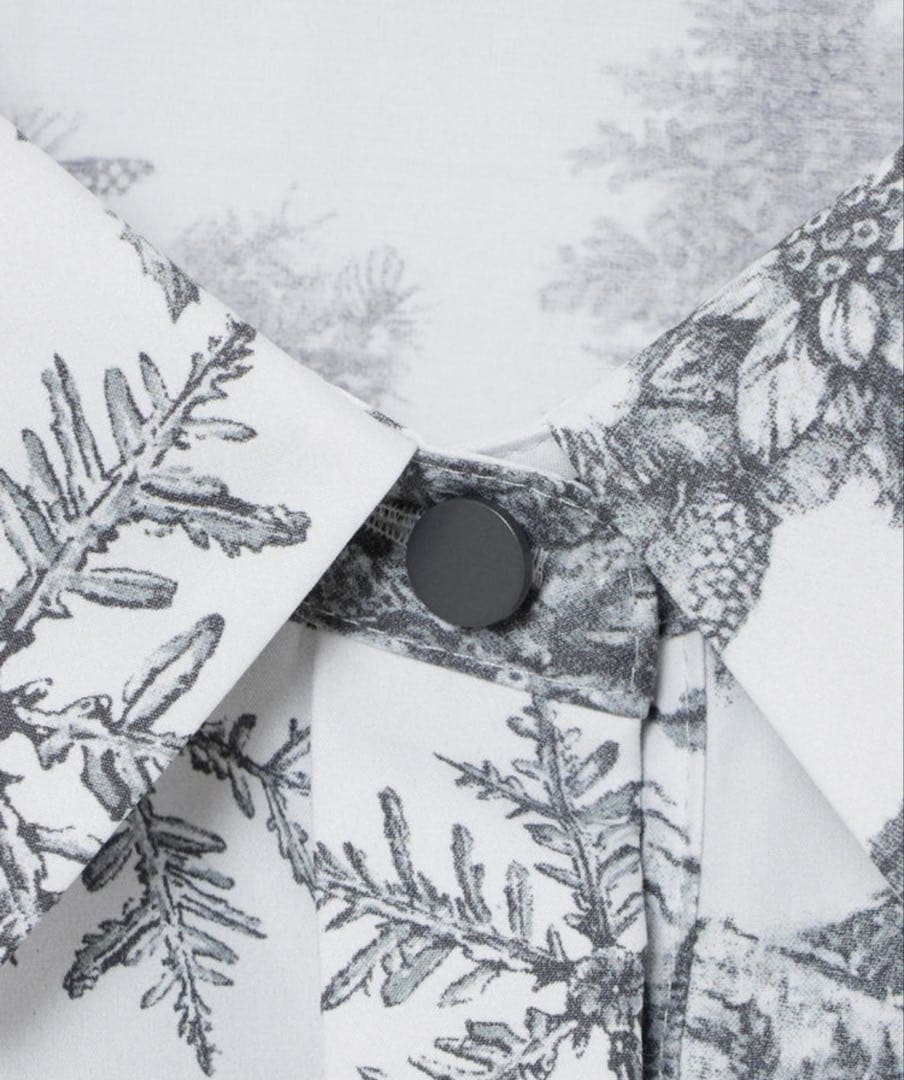 【新品・未使用タグ付き】 ANAYI ライトグレー シャツワンピース