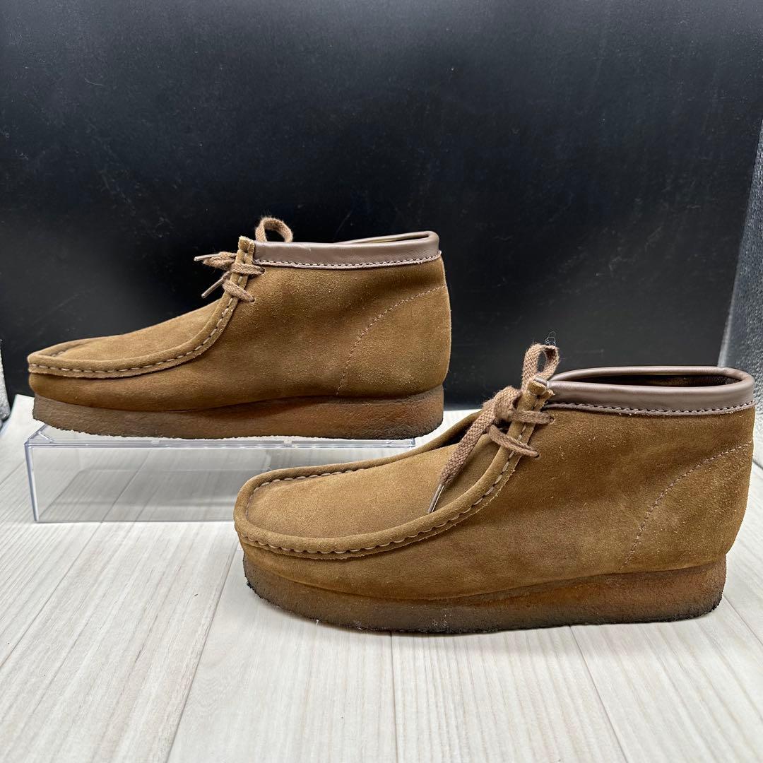 美品【CLARKS】クラークス ワラビー ブラウン wallabee