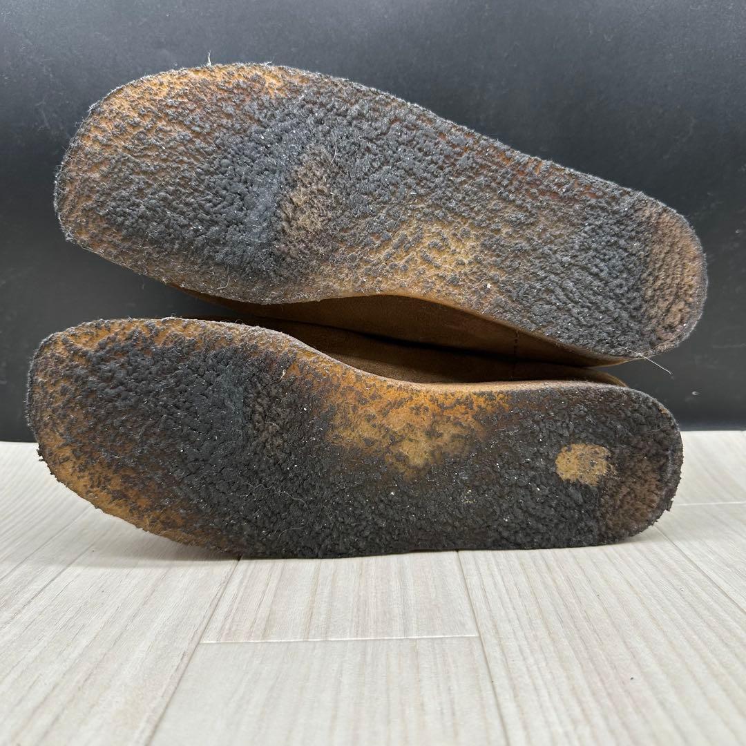 美品【CLARKS】クラークス ワラビー ブラウン wallabee