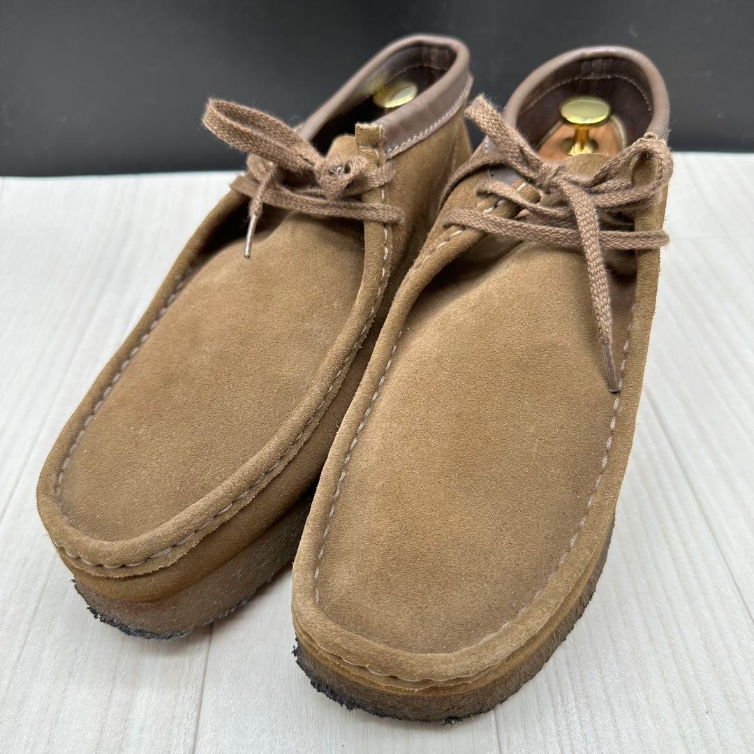 美品【CLARKS】クラークス ワラビー ブラウン wallabee