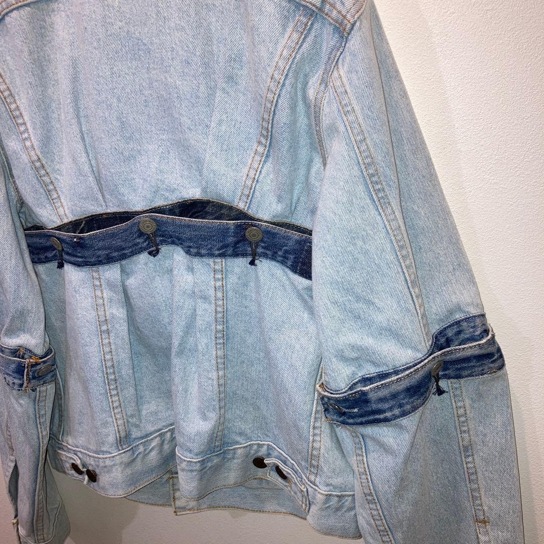 BONUM LEVI'S リメイク デニムジャケット　Gジャン　Lサイズ