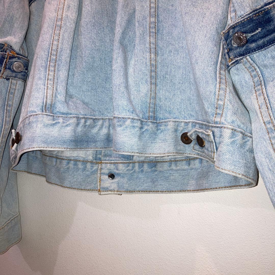 BONUM LEVI'S リメイク デニムジャケット　Gジャン　Lサイズ