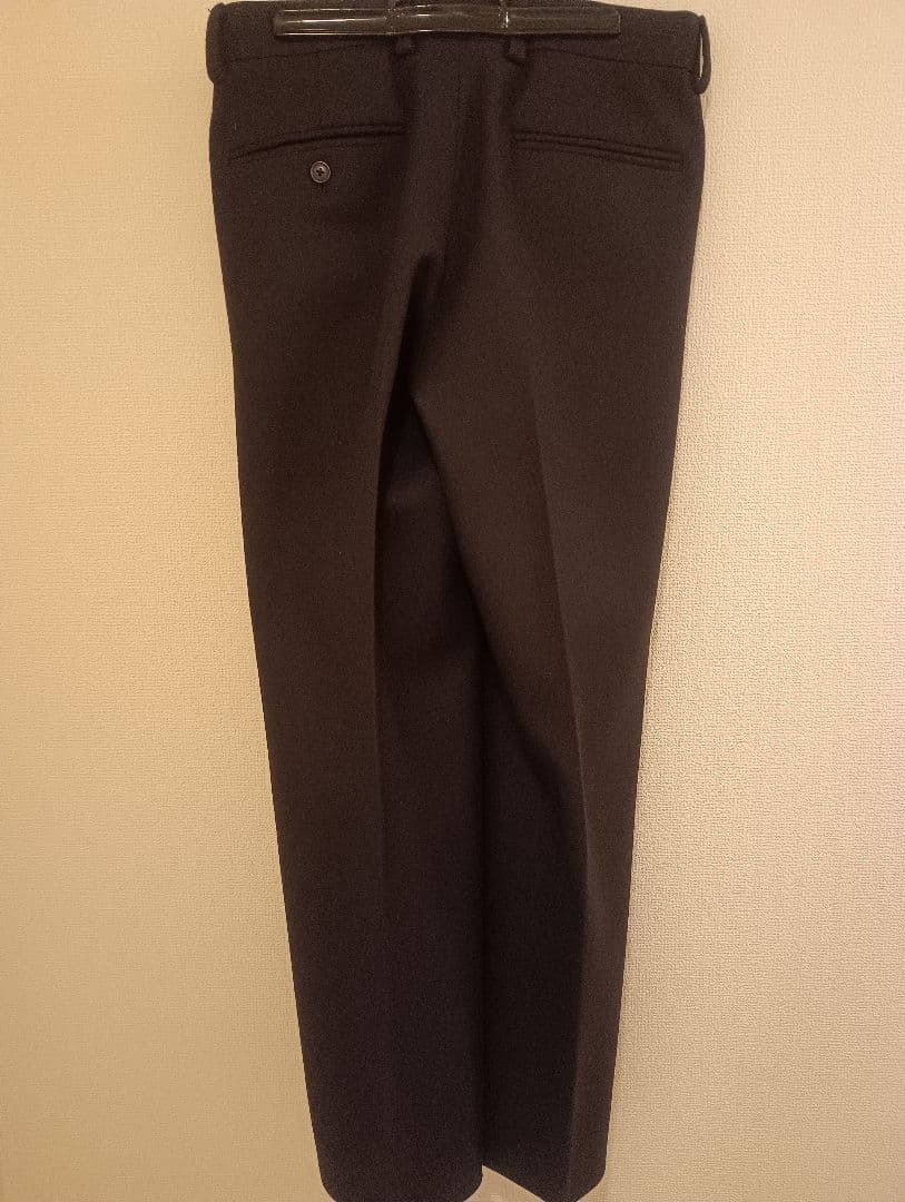 【最終値下げ】COMOLIライトメルトンパイプドステムパンツ　サイズ1