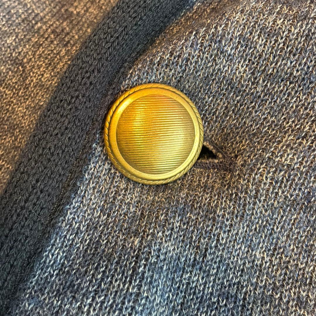 ラルディーニ ニットジャケット 金ボタン　XS