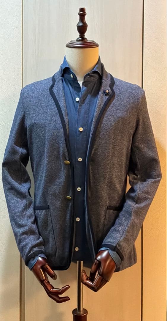 ラルディーニ ニットジャケット 金ボタン　XS