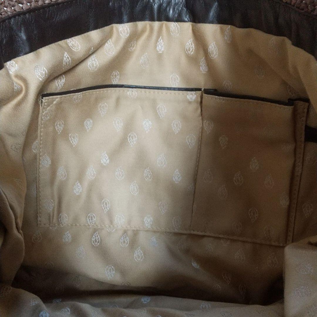 新品HEIEN KAMINSKIヘレンカミンスキー ラフィアバッグusedハット