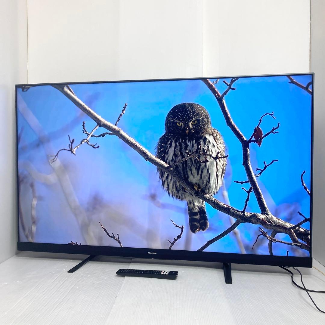 極美品 ハイセンス 55V型 4K液晶テレビ 55U85F 2021年製