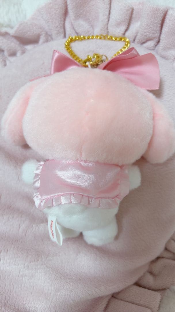 マイメロディ きらめきビジュー ぬいぐるみキーホルダー