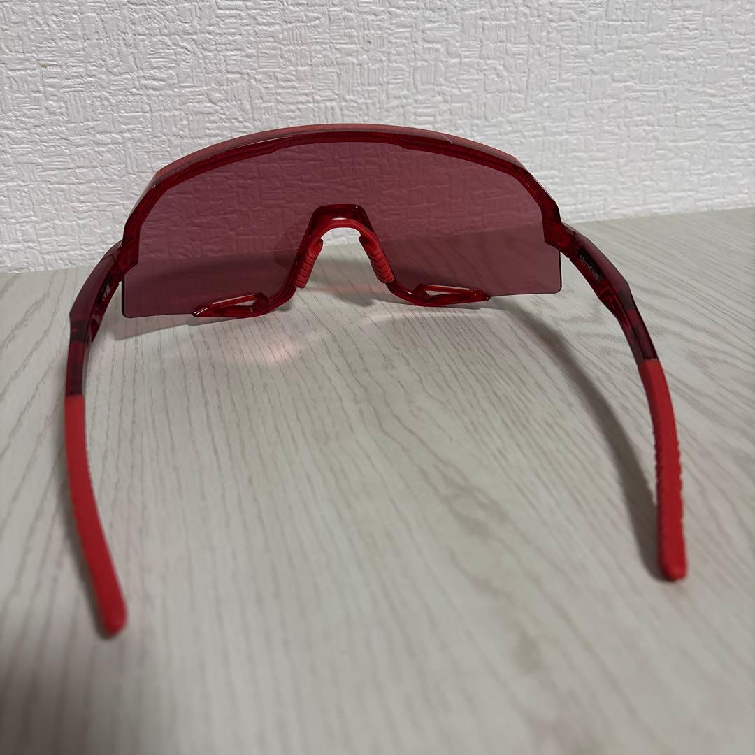 100%サングラス　ファイアレッド