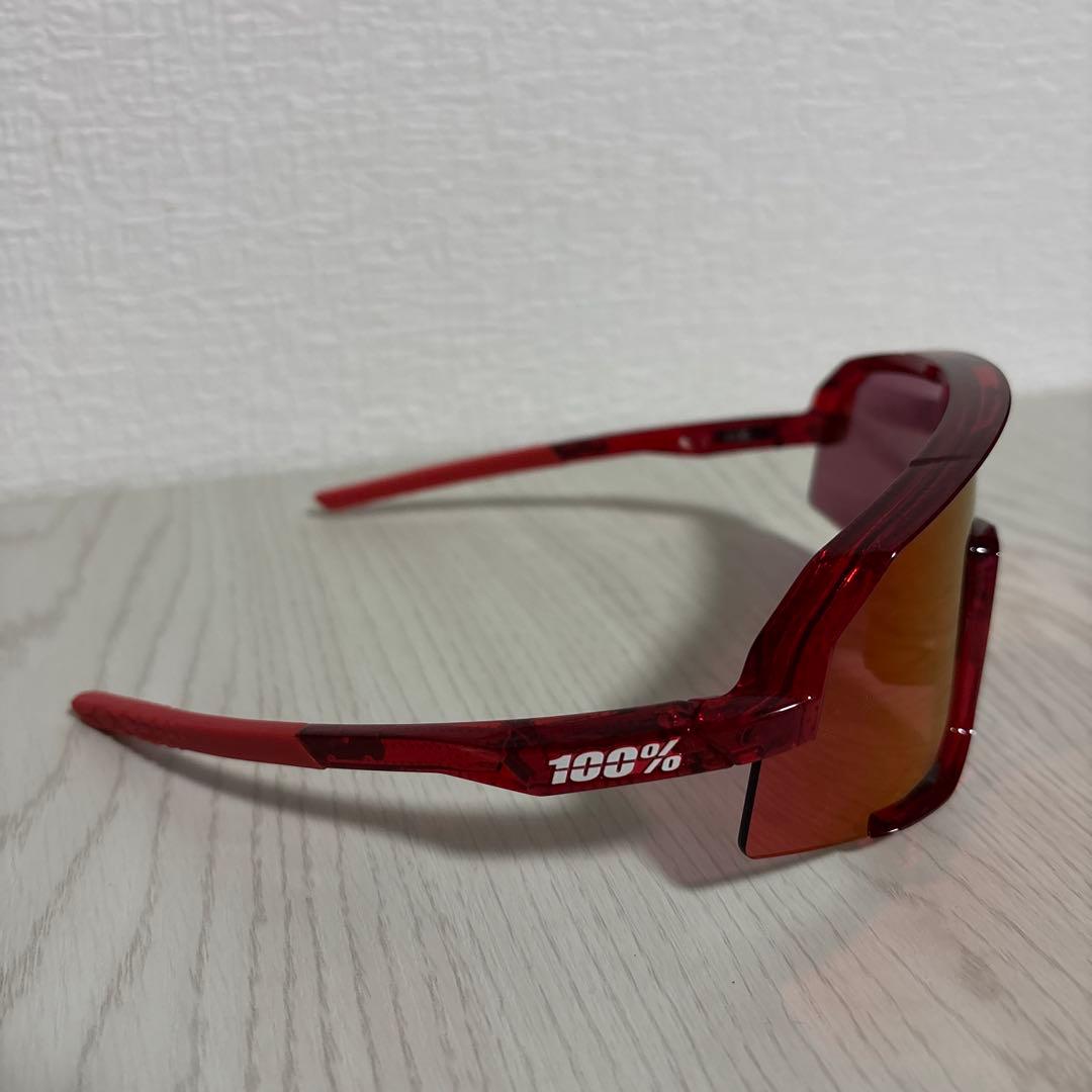 100%サングラス　ファイアレッド