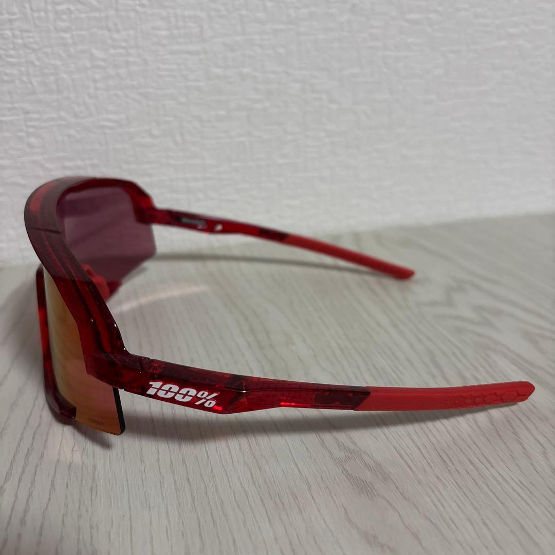 100%サングラス　ファイアレッド