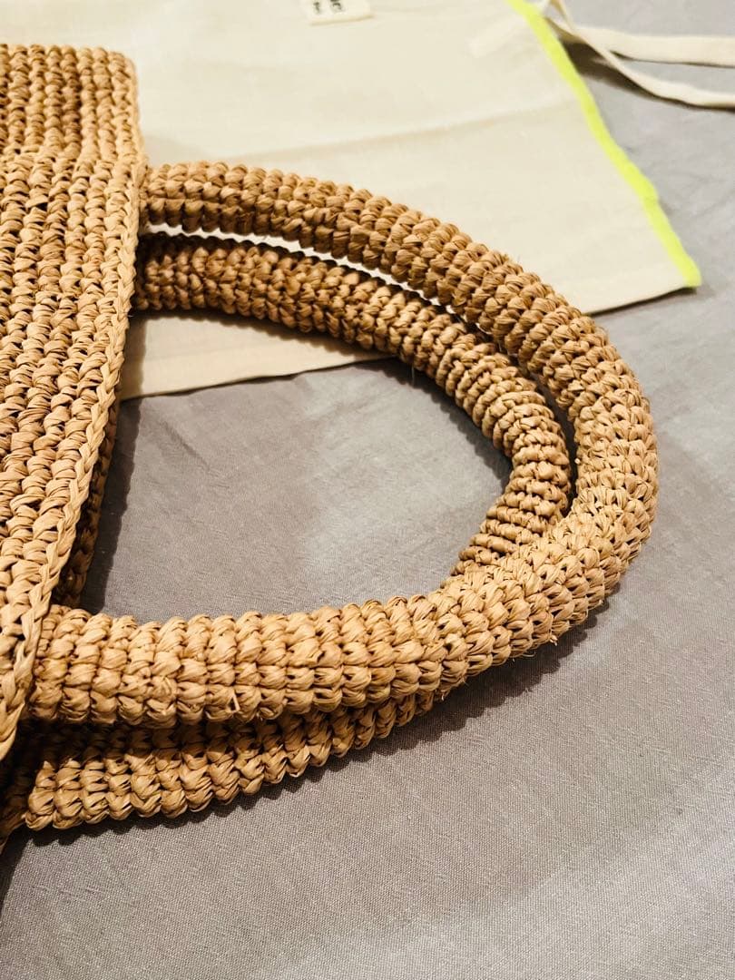 美品【匿名配送】サンアルシデ Sans Arcidet カゴバッグ THE XS