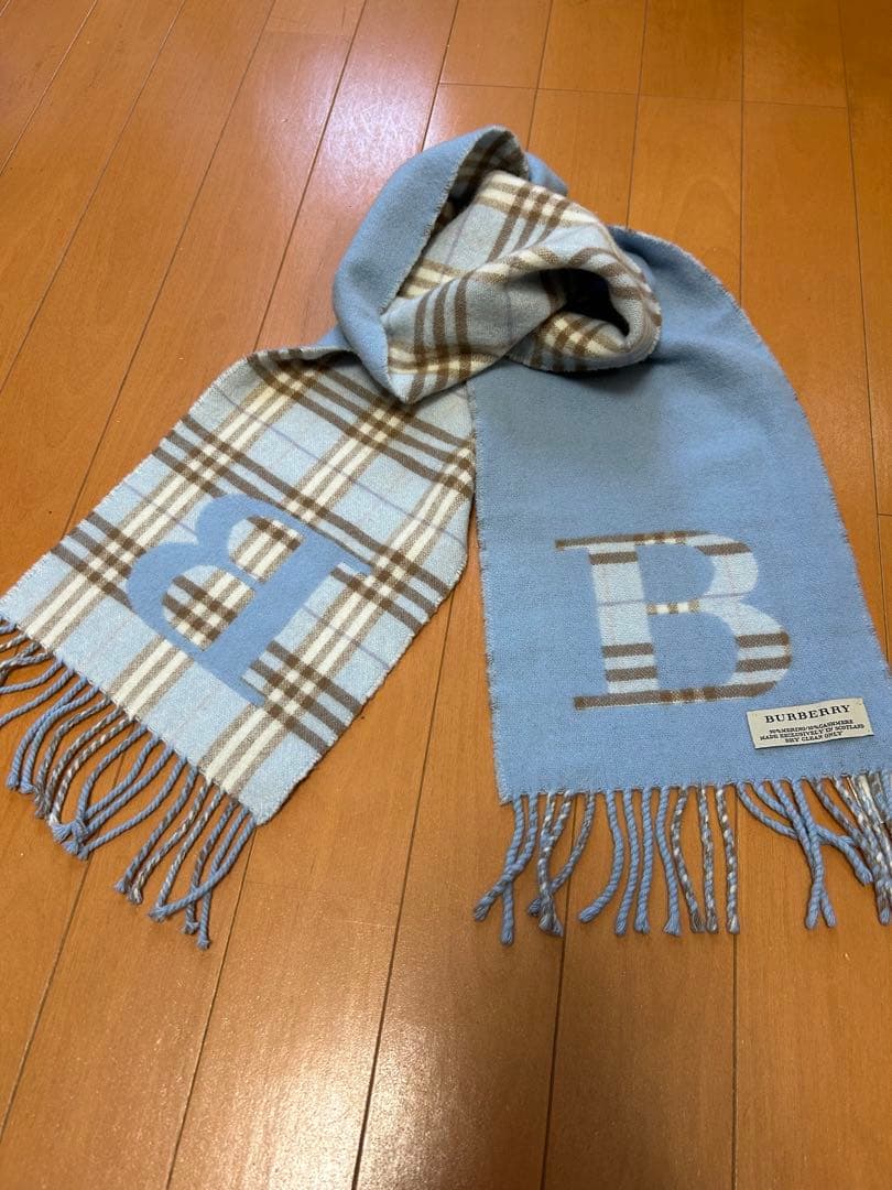 BURBERRY　リバーシブルBBマフラー