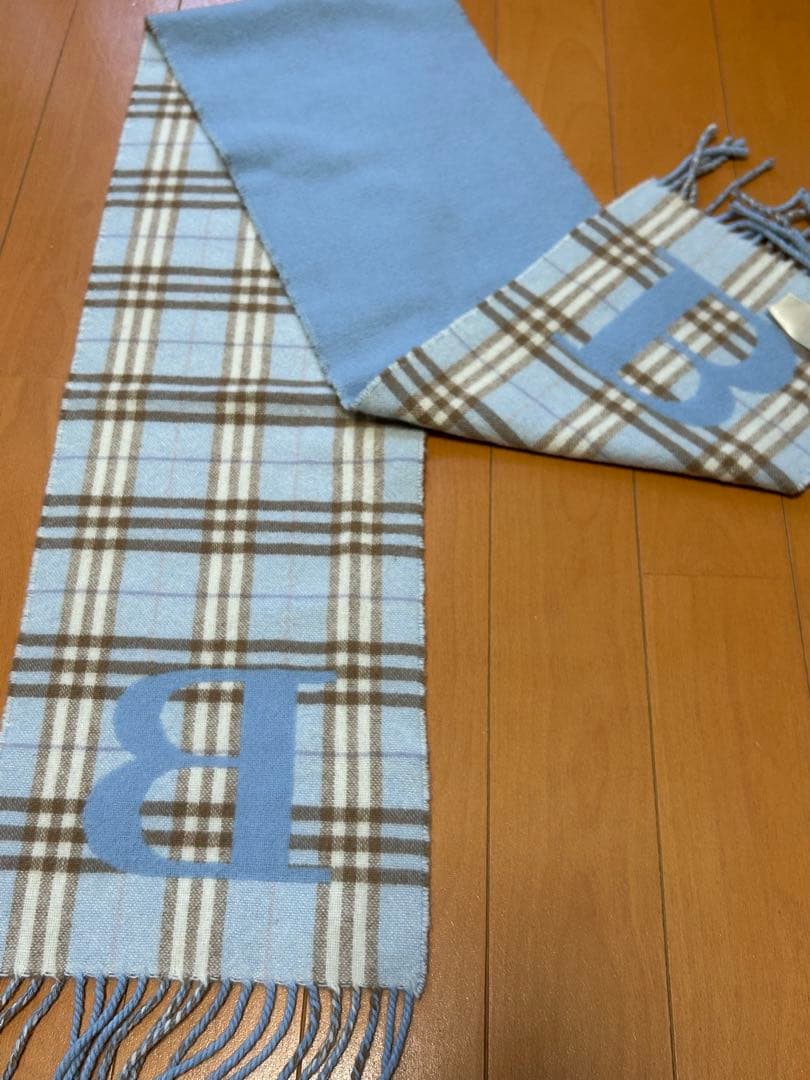 BURBERRY　リバーシブルBBマフラー