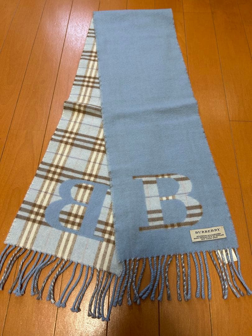 BURBERRY　リバーシブルBBマフラー
