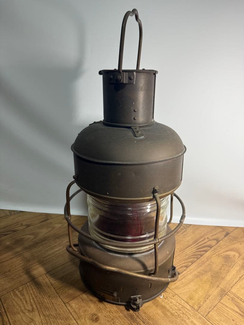 ◆美品◆レトロカンテラ◆日本船燈株式会社◆紅燈油用日船式第3号◆船舶用◆ランプ◆