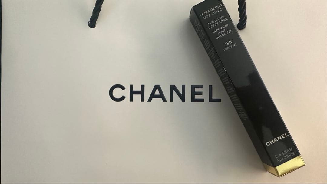 新品✨CHANEL ル ルージュ デュオ ウルトラ トゥニュ 186ピンクヌード