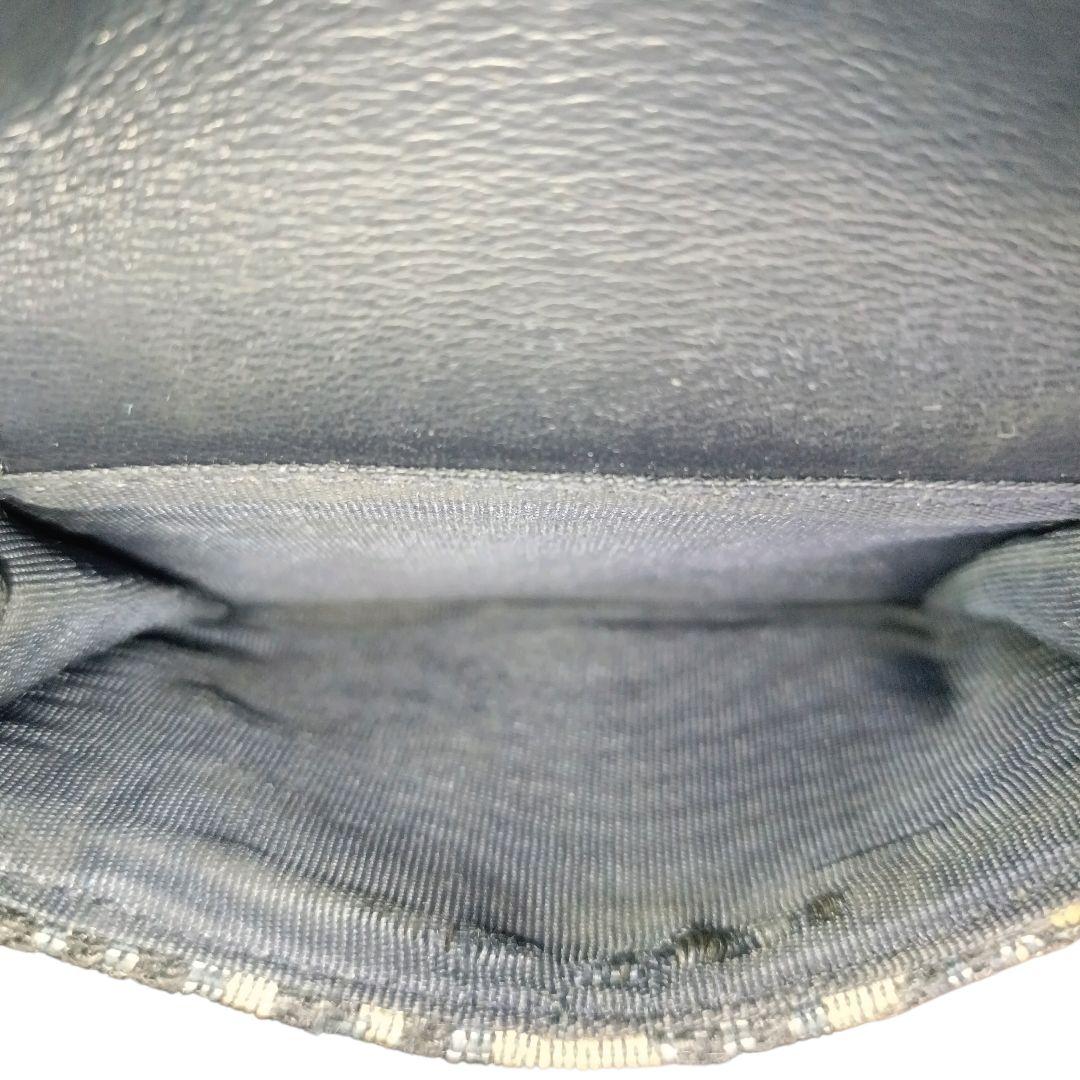 ✨Christian Dior トロッター ジャガードキャンバス レザー 折財布