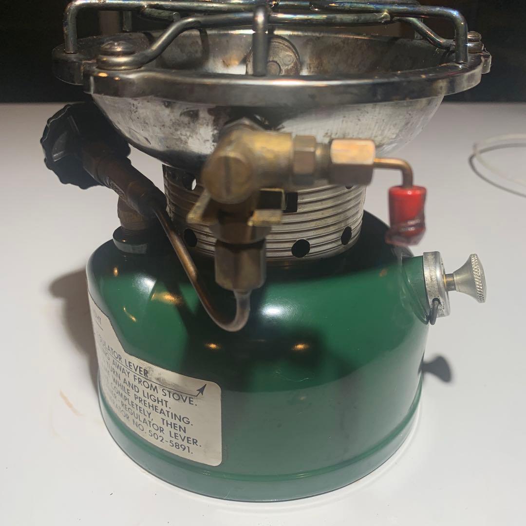 コールマン 502 シングルバーナー 1979 2月 動作OK