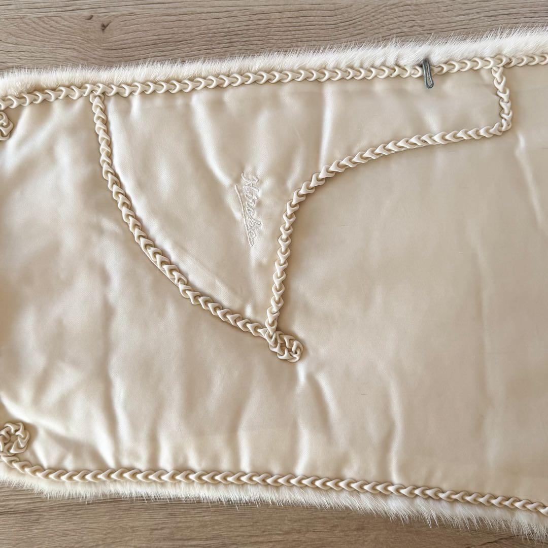 【未使用】サガミンク/バイオレットミンク/毛皮ショール/ミンクショール