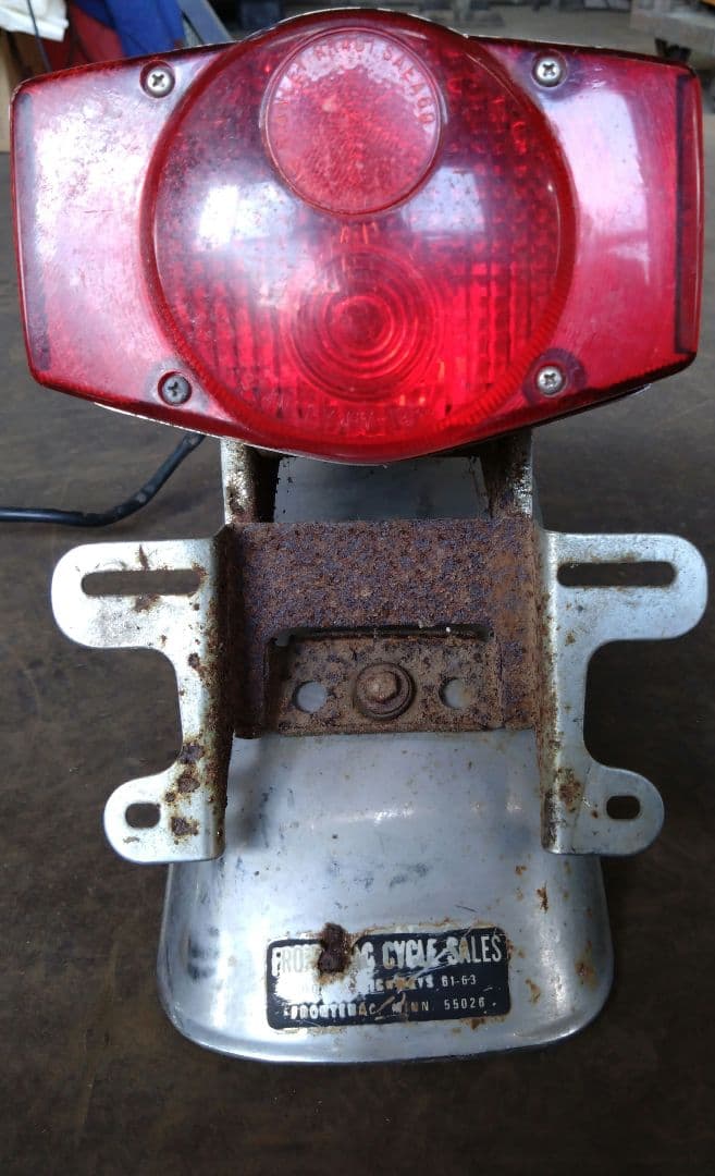 CB400F リアフェンダー テールランプ 当時物 ヨンフォア　フォーワン