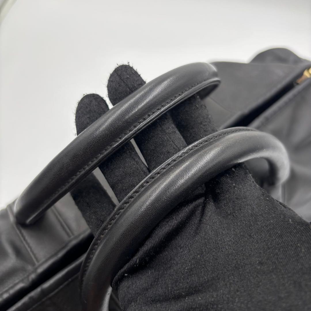 COACH オールドコーチ 305 レザー ボストンバッグ ハンドバッグ 黒