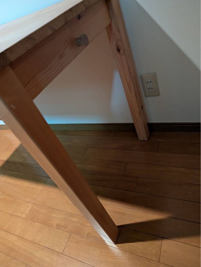 【送料込】無印良品 MUJI 木製デスク パイン材 作業机 廃盤品 テーブル