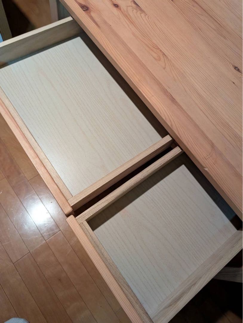 【送料込】無印良品 MUJI 木製デスク パイン材 作業机 廃盤品 テーブル