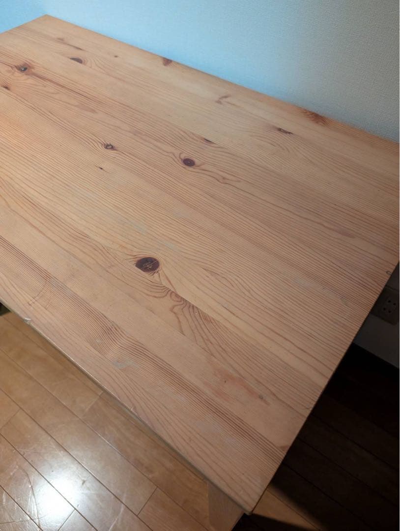 【送料込】無印良品 MUJI 木製デスク パイン材 作業机 廃盤品 テーブル