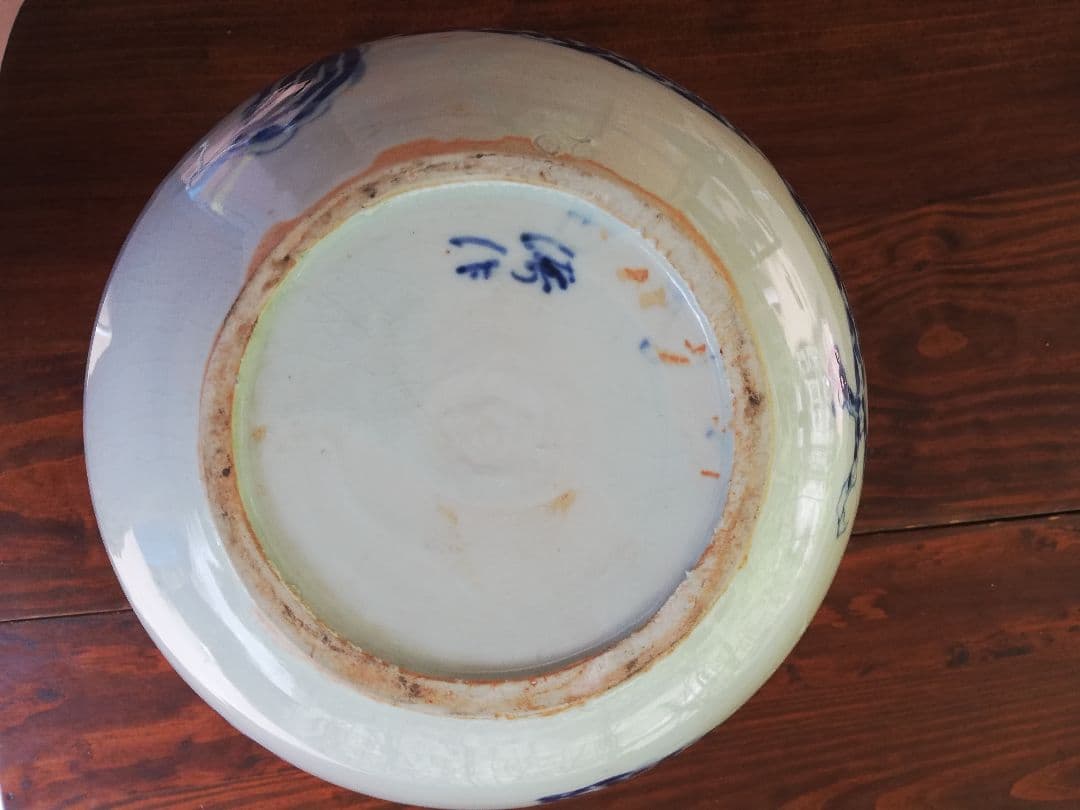 (美品)中国染付け龍文壺