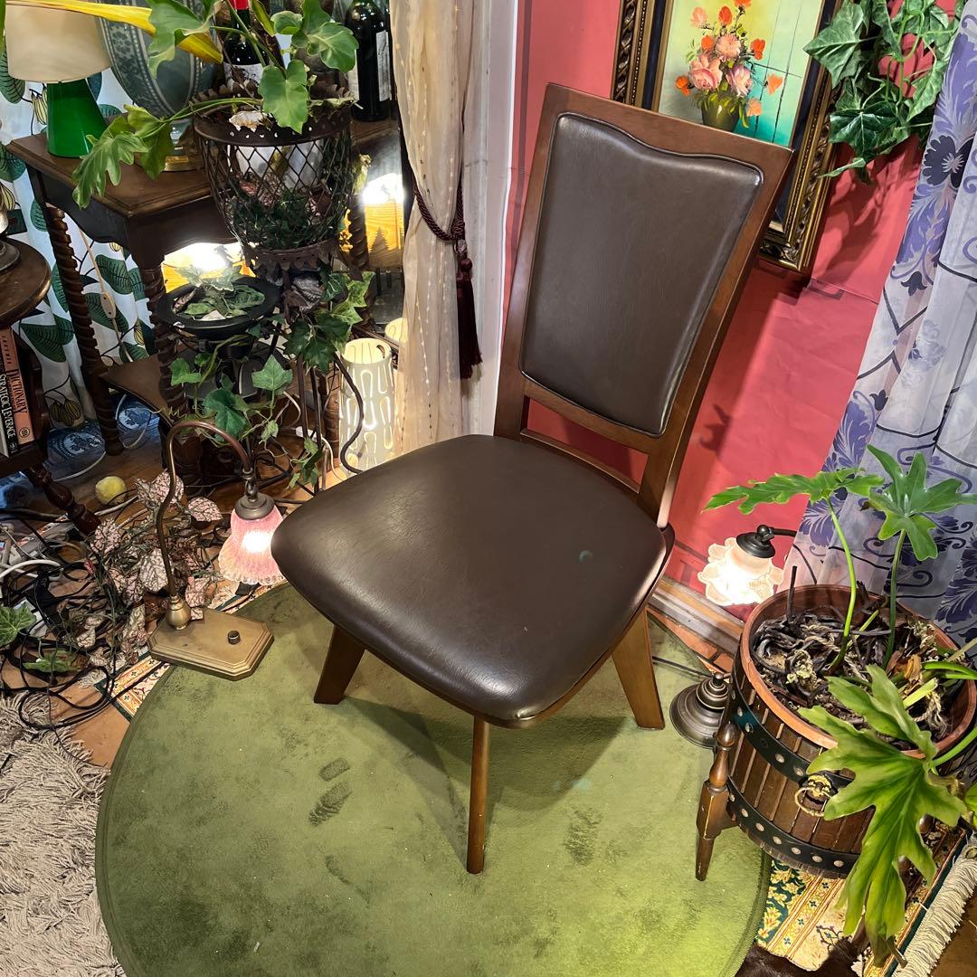 Sale ３６０度回転　無垢　ハイバックラウンドチェア