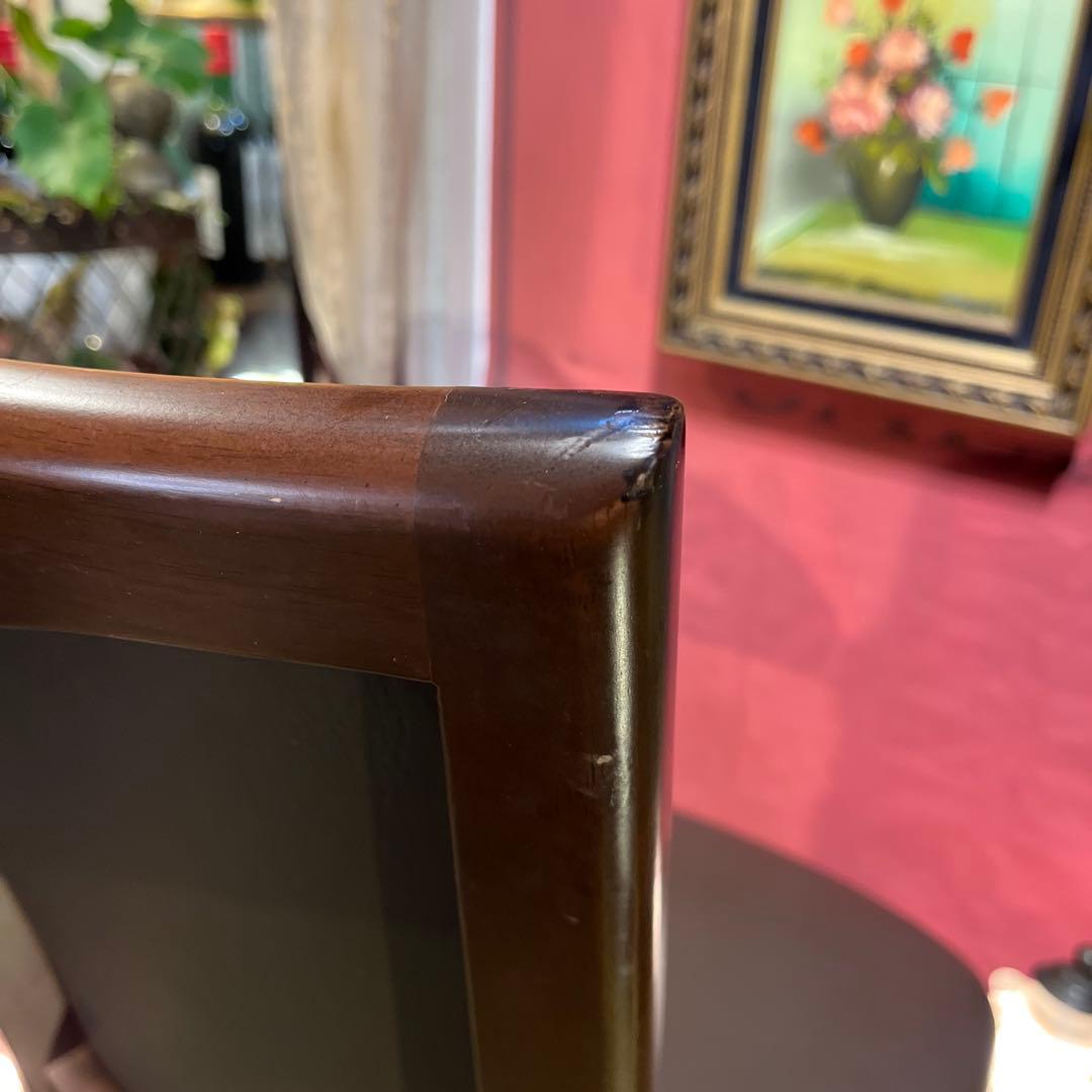 Sale ３６０度回転　無垢　ハイバックラウンドチェア