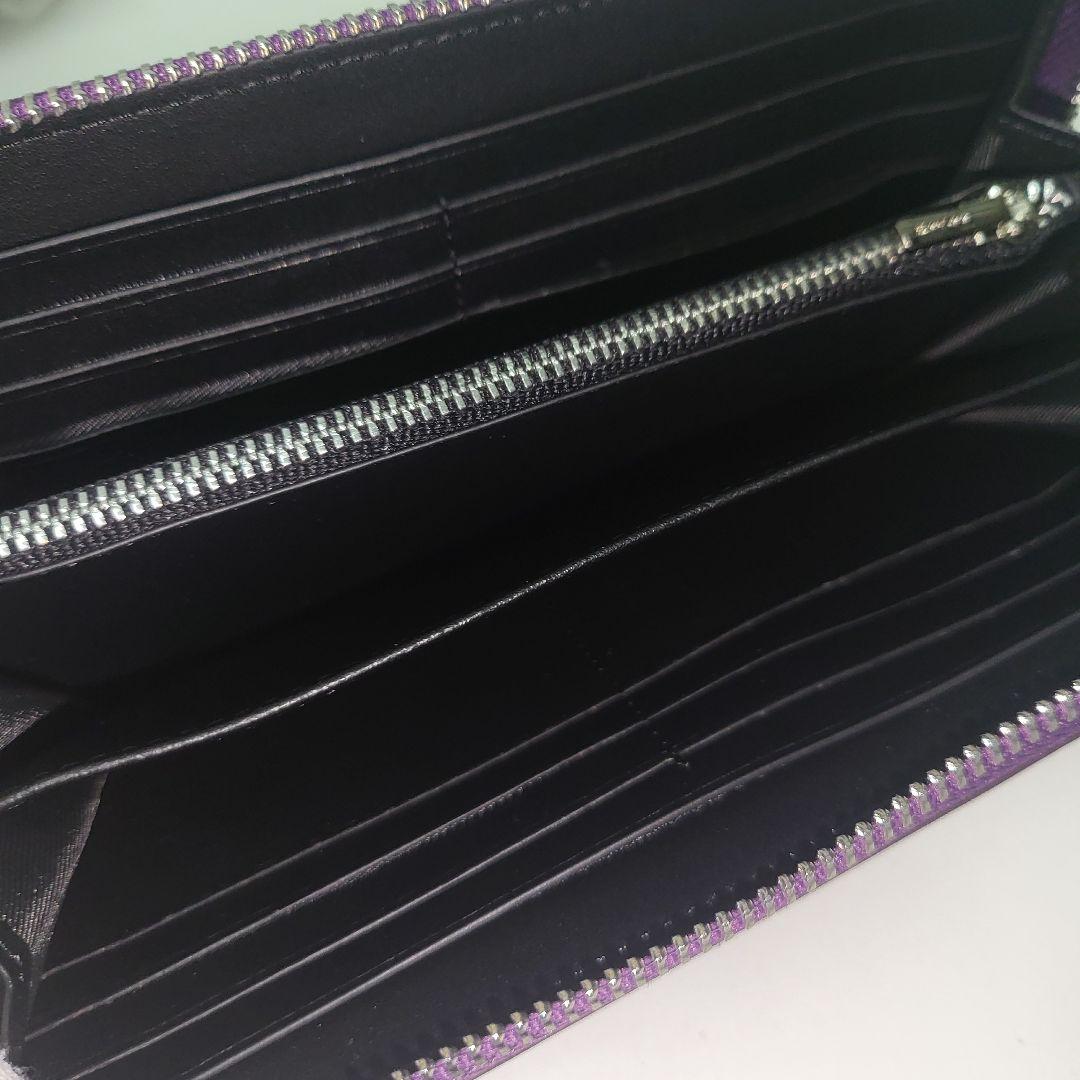R*様 新品✨️COACH コーチ 長財布 シグネチャー パープル