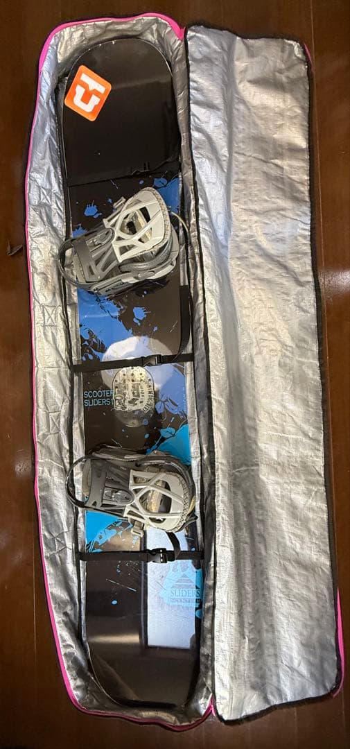 SCOOTER SLIDERS スノーボード&SALOMON スノーボードケース