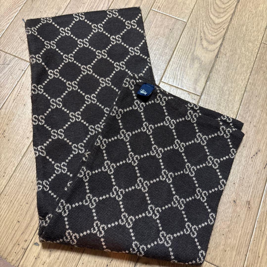 90sオールドステューシー　stucciマフラー