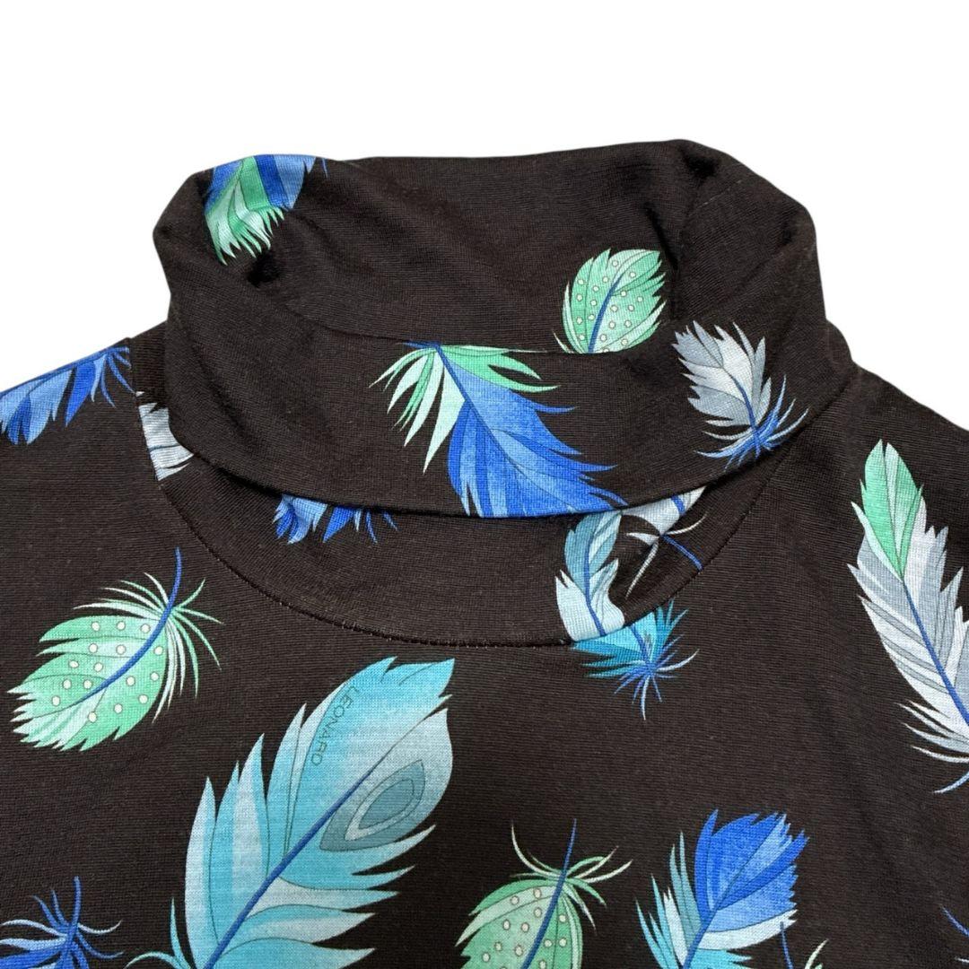 【美品】LEONARD SPORT レオナール チュニック タートル 茶色 40