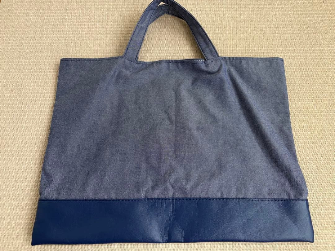 familiar ピアノ女の子刺繍トートバッグ