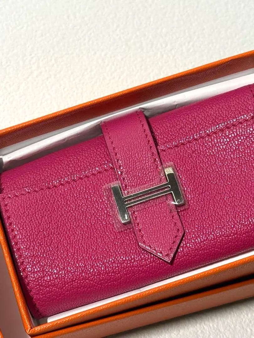 ビンテージ　美品！　エルメス　べアン　キーケース　4連　ピンク系